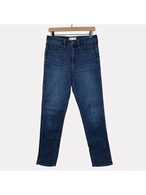 Madewell Roadtripper Stovepipe Jeans Womens 28T Tall Medium Wash Blue Stretch